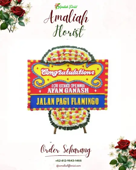 Sewa Papan Bunga Buluran Kenali